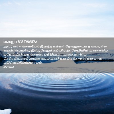 Picture 02 - எஸ்றா 8:18 TAMIRV - அவர்கள் - Bible Verse Picture