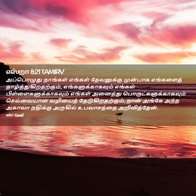 Picture 02 - எஸ்றா 8:21 TAMIRV - அப்பொழுது நாங்கள் - Bible Verse Picture