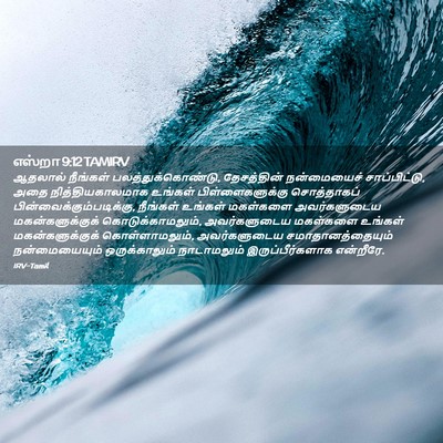 Picture 02 - எஸ்றா 9:12 TAMIRV - ஆதலால் நீங்கள் - Bible Verse Picture