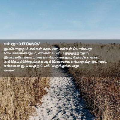 Picture 02 - எஸ்றா 9:13 TAMIRV - இப்பொழுதும் - Bible Verse Picture