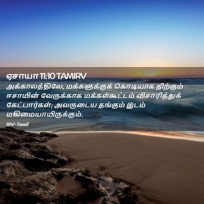 Picture 02 - ஏசாயா 11:10 TAMIRV - அக்காலத்திலே, - Bible Verse Picture