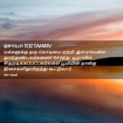 Picture 02 - ஏசாயா 11:12 TAMIRV - மக்களுக்கு ஒரு - Bible Verse Picture