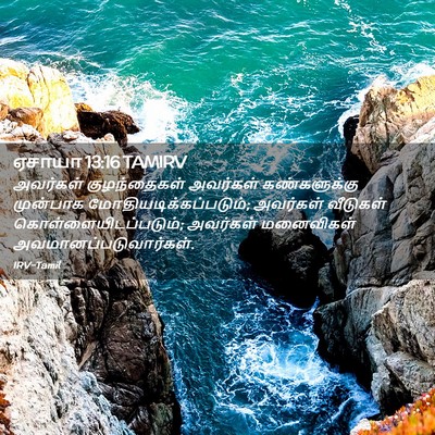 Picture 02 - ஏசாயா 13:16 TAMIRV - அவர்கள் - Bible Verse Picture