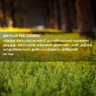 Picture 02 - ஏசாயா 14:6 TAMIRV - மிகுந்த - Bible Verse Picture