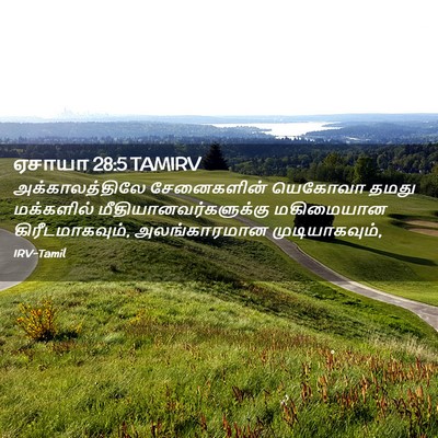 Picture 02 - ஏசாயா 28:5 TAMIRV - அக்காலத்திலே - Bible Verse Picture