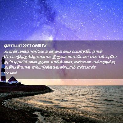 Picture 02 - ஏசாயா 3:7 TAMIRV - அவன் அந்நாளிலே - Bible Verse Picture