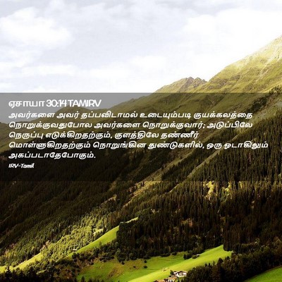 Picture 02 - ஏசாயா 30:14 TAMIRV - அவர்களை அவர் - Bible Verse Picture