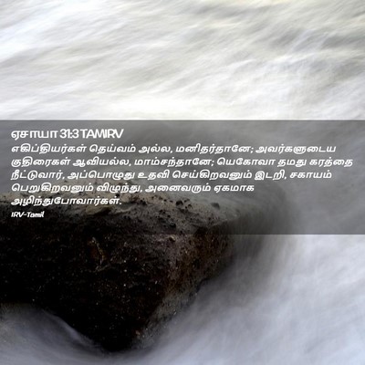 Picture 02 - ஏசாயா 31:3 TAMIRV - எகிப்தியர்கள் - Bible Verse Picture