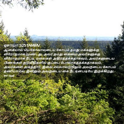 Picture 02 - ஏசாயா 5:25 TAMIRV - ஆகையால் - Bible Verse Picture