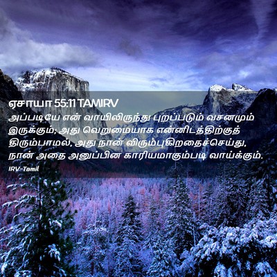 Picture 02 - ஏசாயா 55:11 TAMIRV - அப்படியே என் - Bible Verse Picture