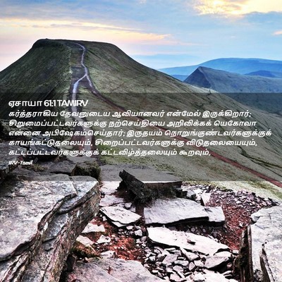 Picture 02 - ஏசாயா 61:1 TAMIRV - கர்த்தராகிய - Bible Verse Picture