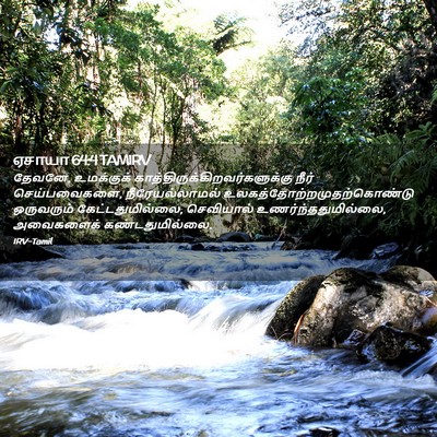 Picture 02 - ஏசாயா 64:4 TAMIRV - தேவனே, உமக்குக் - Bible Verse Picture
