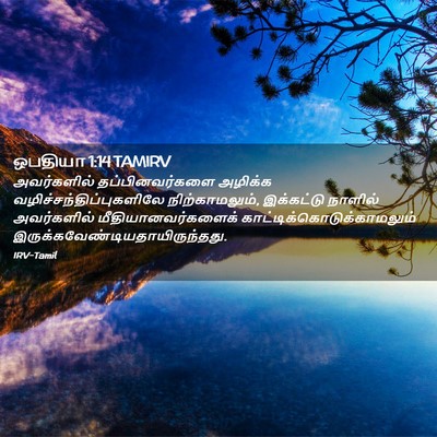 Picture 02 - ஒபதியா 1:14 TAMIRV - அவர்களில் - Bible Verse Picture