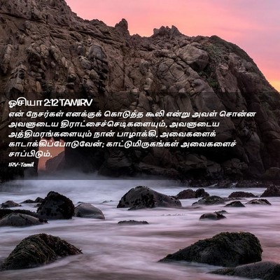 Picture 02 - ஓசியா 2:12 TAMIRV - என் நேசர்கள் - Bible Verse Picture
