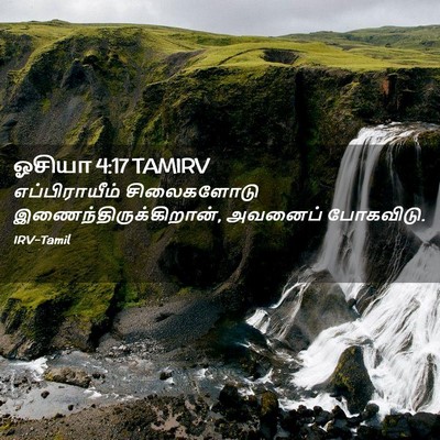 Picture 02 - ஓசியா 4:17 TAMIRV - எப்பிராயீம் - Bible Verse Picture