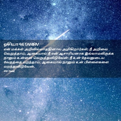 Picture 02 - ஓசியா 4:6 TAMIRV - என் மக்கள் - Bible Verse Picture
