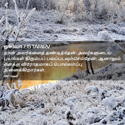 Picture 02 - ஓசியா 7:15 TAMIRV - நான் அவர்களைத் - Bible Verse Picture