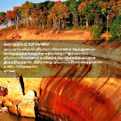 Picture 02 - கலாத்தியர் 3:21 TAMIRV - அப்படியென்றால் - Bible Verse Picture