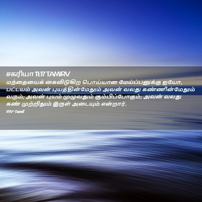 Picture 02 - சகரியா 11:17 TAMIRV - மந்தையைக் - Bible Verse Picture