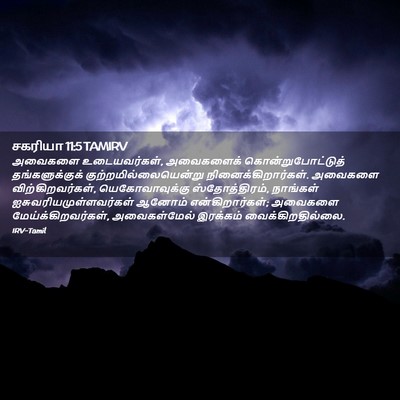 Picture 02 - சகரியா 11:5 TAMIRV - அவைகளை - Bible Verse Picture