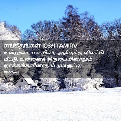 Picture 02 - சங்கீதங்கள் 103:4 TAMIRV - உன்னுடைய உயிரை - Bible Verse Picture