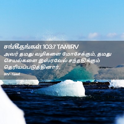 Picture 02 - சங்கீதங்கள் 103:7 TAMIRV - அவர் தமது வழிகளை - Bible Verse Picture