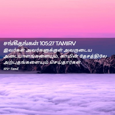 Picture 02 - சங்கீதங்கள் 105:27 TAMIRV - இவர்கள் - Bible Verse Picture