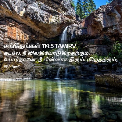 Picture 02 - சங்கீதங்கள் 114:5 TAMIRV - கடலே, நீ - Bible Verse Picture
