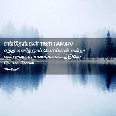 Picture 02 - சங்கீதங்கள் 116:11 TAMIRV - எந்த மனிதனும் - Bible Verse Picture