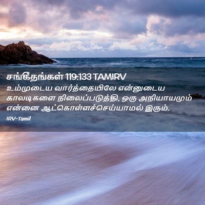 Picture 02 - சங்கீதங்கள் 119:133 TAMIRV - உம்முடைய - Bible Verse Picture