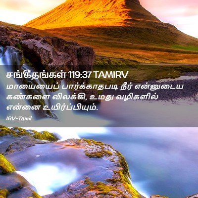 Picture 02 - சங்கீதங்கள் 119:37 TAMIRV - மாயையைப் - Bible Verse Picture