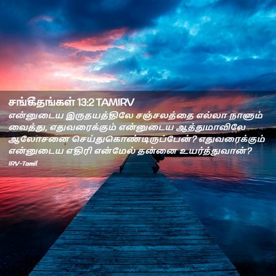 Picture 02 - சங்கீதங்கள் 13:2 TAMIRV - என்னுடைய - Bible Verse Picture