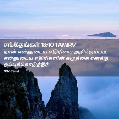 Picture 02 - சங்கீதங்கள் 18:40 TAMIRV - நான் என்னுடைய - Bible Verse Picture