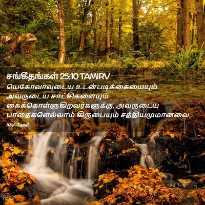 Picture 02 - சங்கீதங்கள் 25:10 TAMIRV - யெகோவாவுடைய - Bible Verse Picture