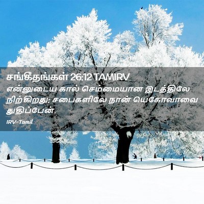 Picture 02 - சங்கீதங்கள் 26:12 TAMIRV - என்னுடைய கால் - Bible Verse Picture