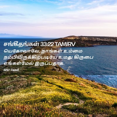 Picture 02 - சங்கீதங்கள் 33:22 TAMIRV - யெகோவாவே, நாங்கள் - Bible Verse Picture
