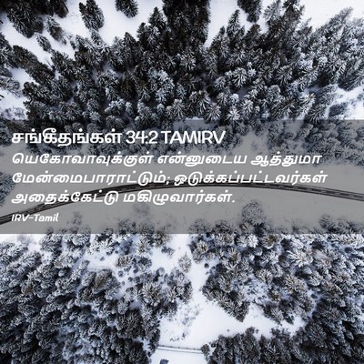 Picture 02 - சங்கீதங்கள் 34:2 TAMIRV - யெகோவாவுக்குள் - Bible Verse Picture