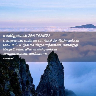 Picture 02 - சங்கீதங்கள் 35:4 TAMIRV - என்னுடைய உயிரை - Bible Verse Picture