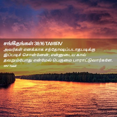 Picture 02 - சங்கீதங்கள் 38:16 TAMIRV - அவர்கள் எனக்காக - Bible Verse Picture
