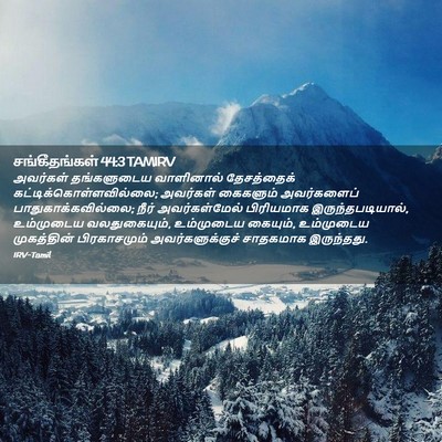 Picture 02 - சங்கீதங்கள் 44:3 TAMIRV - அவர்கள் தங்களுடைய - Bible Verse Picture