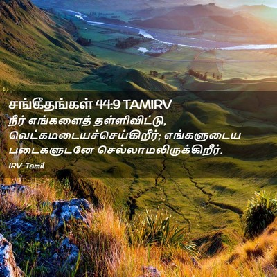 Picture 02 - சங்கீதங்கள் 44:9 TAMIRV - நீர் எங்களைத் - Bible Verse Picture
