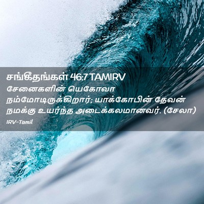Picture 02 - சங்கீதங்கள் 46:7 TAMIRV - சேனைகளின் யெகோவா - Bible Verse Picture
