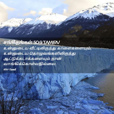 Picture 02 - சங்கீதங்கள் 50:9 TAMIRV - உன்னுடைய - Bible Verse Picture