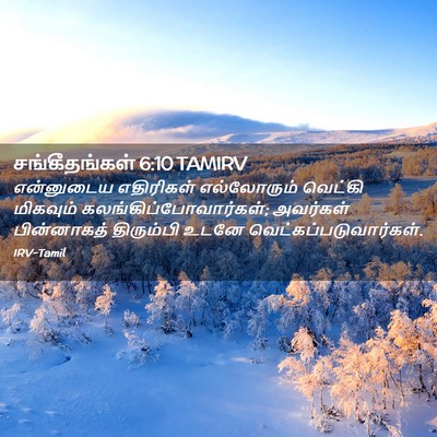 Picture 02 - சங்கீதங்கள் 6:10 TAMIRV - என்னுடைய எதிரிகள் - Bible Verse Picture