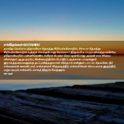 Picture 02 - சங்கீதங்கள் 60:1 TAMIRV - தாவீது - Bible Verse Picture