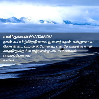 Picture 02 - சங்கீதங்கள் 69:3 TAMIRV - நான் - Bible Verse Picture
