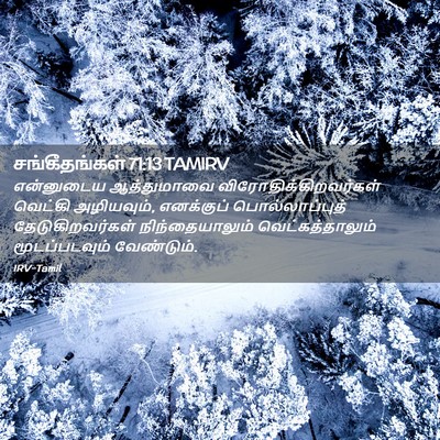 Picture 02 - சங்கீதங்கள் 71:13 TAMIRV - என்னுடைய - Bible Verse Picture
