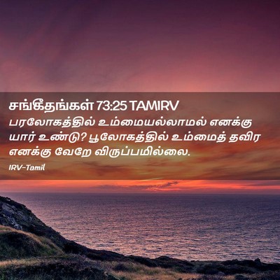 Picture 02 - சங்கீதங்கள் 73:25 TAMIRV - பரலோகத்தில் - Bible Verse Picture