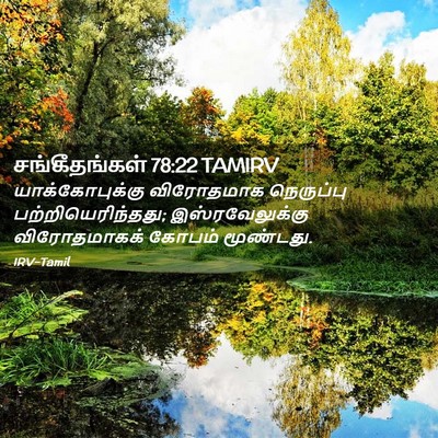 Picture 02 - சங்கீதங்கள் 78:22 TAMIRV - யாக்கோபுக்கு - Bible Verse Picture