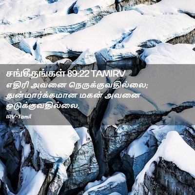 Picture 02 - சங்கீதங்கள் 89:22 TAMIRV - எதிரி அவனை - Bible Verse Picture